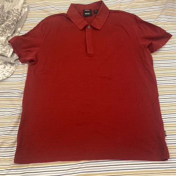 Red Hugo Boss Polo size - S - Picture 3 of 4
